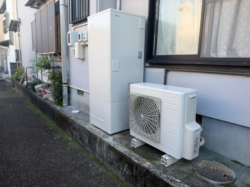 日立エコキュートへの交換工事（施工後）