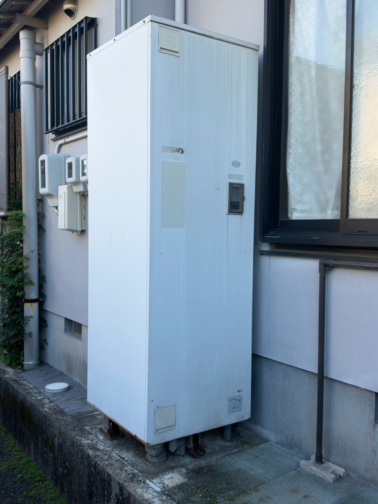 日立エコキュートへの交換工事(施工前)